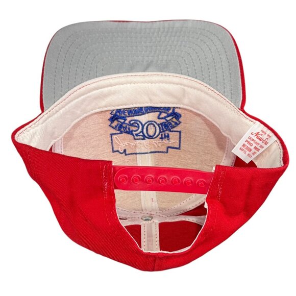 Jackie Robinson 50th Anniversary Red Snapback Cap By New Era Medium-Large NWT - Picture 7 of 9